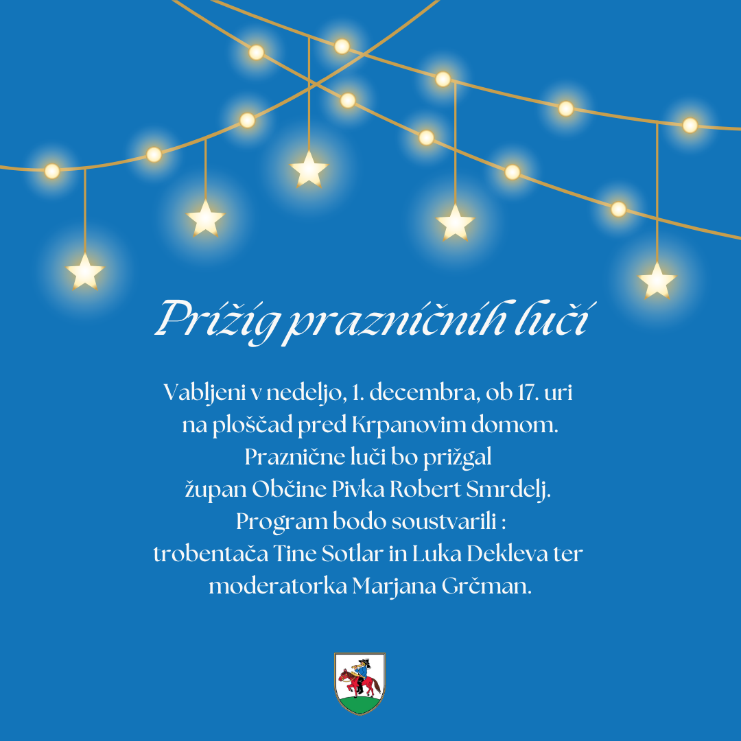 Prižig prazničnih luči 1